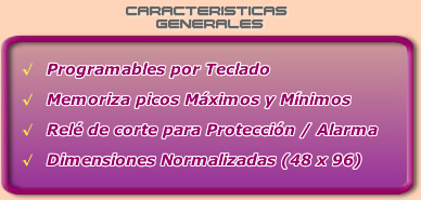 Prestaciones Instrumentos